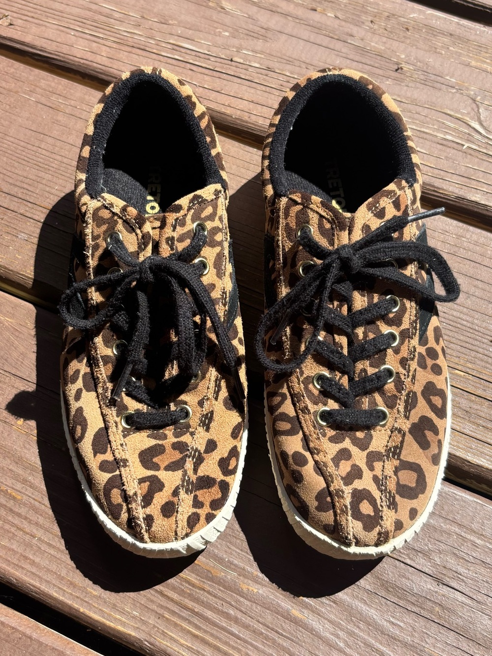 Tretorn Leopard Print Casual Sneakers